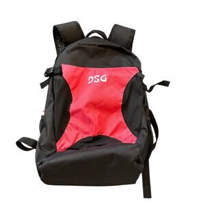 DSG Black Red Backpack w/ Ball Holder